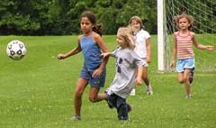 Soccer skills at Hollymont!
